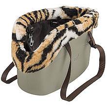 WITH-ME BAG WINTER sand Сумка з чохлом, полімер+ бавовна+штучн.хутро 21,5*43,5*27 h