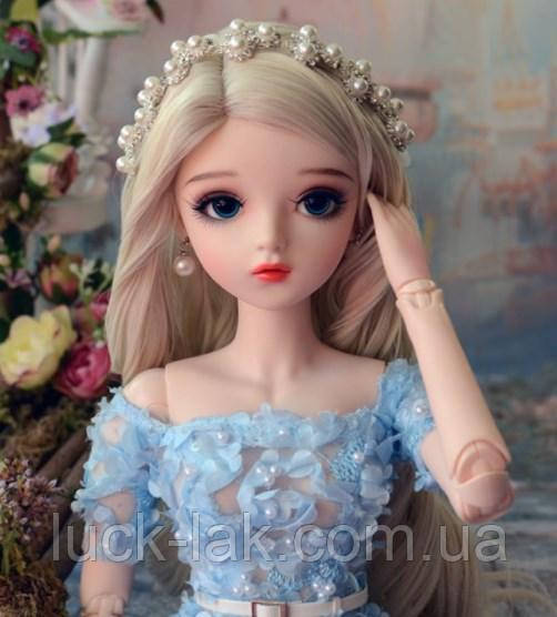Лялька шарнірна BJD Луїза зріст 60 см, 1/3, блондинка + одяг і взуття, фото 1