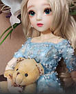 Лялька шарнірна BJD Луїза зріст 60 см, 1/3, блондинка + одяг і взуття, фото 3