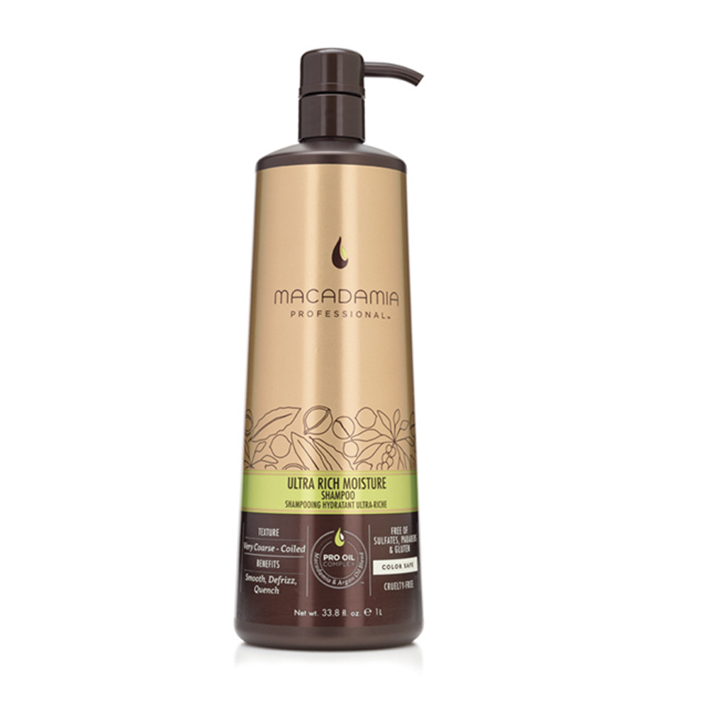 Зволожуючий шампунь для сухого волосся Macadamia Professional Ultra Rich Moisture Shampoo 1 л