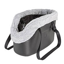 WITH-ME BAG WINTER чорна Сумка з чохлом, полімер+ бавовна+штучн.хутро 21,5*43,5*27 h