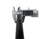 Труба сідла 28.6 AL (35 см) чорна, фото 2