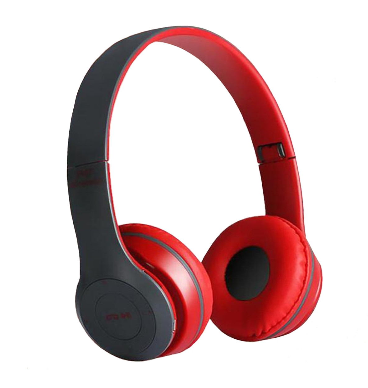 Бездротові Bluetooth-навушники P47BT Bluetooth MP3 FM радіо MicroSD Червоні