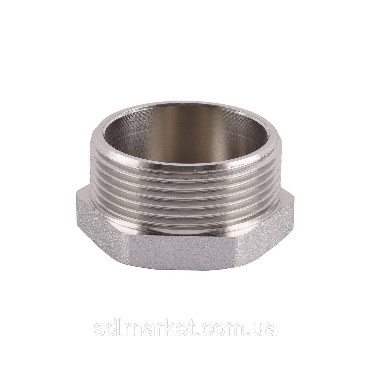 Заглушка с наружной резьбой SOLOMON 3/4" нікель 4001 N