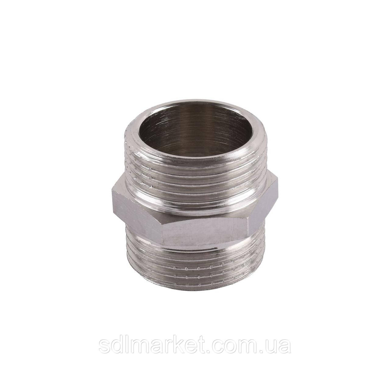 Ниппель SOLOMON 3/4" ЗЗ нікель 8205 N