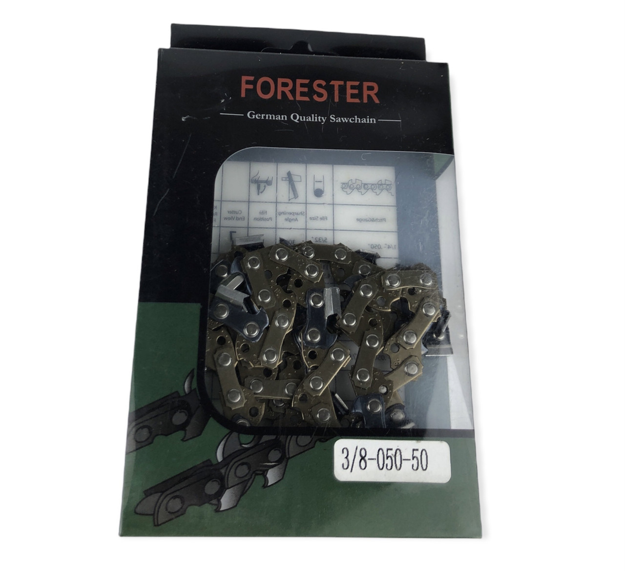 Пильний Ланцюг 3/8, 1.3 mm, 50зв, "серп", під шину 14" (35см) для St 180-250 "FORESTER", фото 1