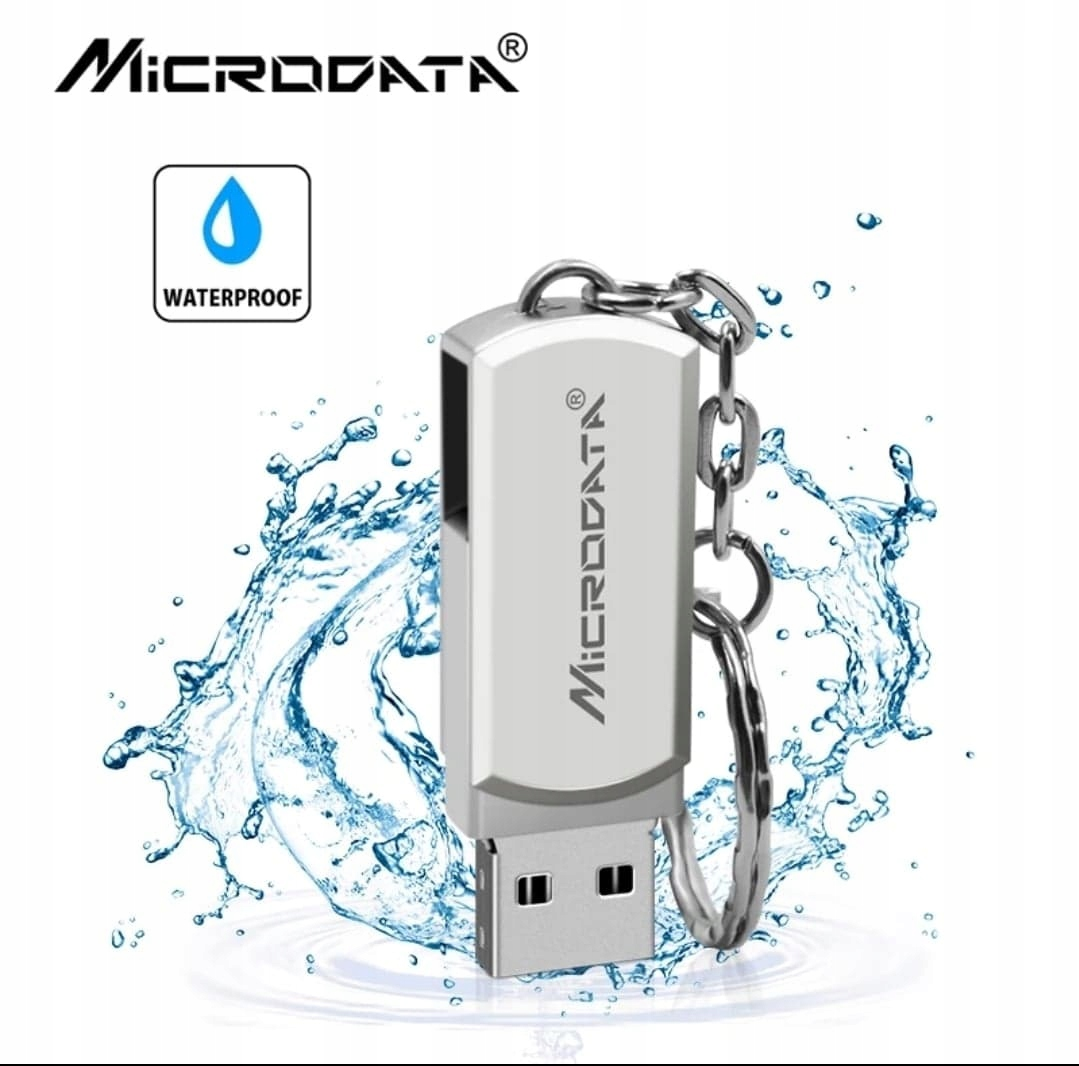 Металлическая USB Флешка 64гб для компьютера Microdata Aluminum 64GB Серый - фото 4 - id-p1579673990