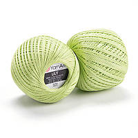 Yarnart LILY (Лілі) № 5352 салат (Пряжа бавовна, нитки для в'язання)