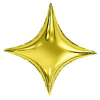Фольгована куля 37' Agura Зірка Сіріус 3D, золото в упаковці, 92,5 см