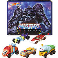 Подарочный набор машинок Hot Wheels Masters of the Universe Хот Вилс «Властелины вселенной», 5шт