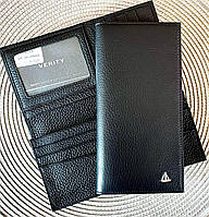 Стильний чоловічий гаманець портмоне VERITY з натуральної шкіри.Мужчий гаманець.ЕК69