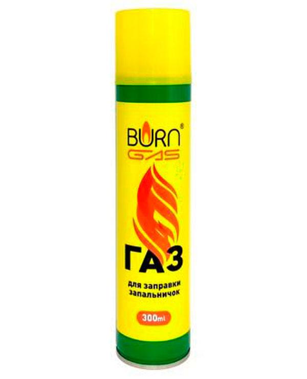 Газ для заправки запальничок Burn Gas 300 ml