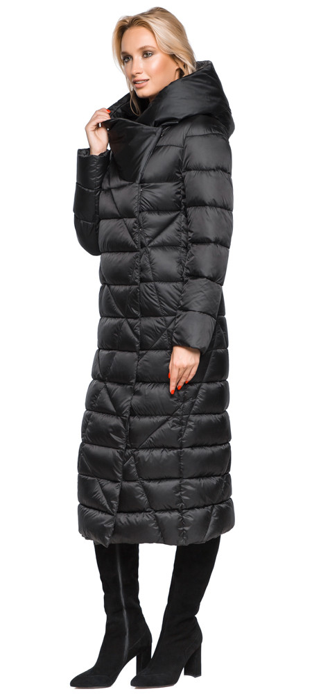 Фірмова чорна жіноча куртка модель 31058