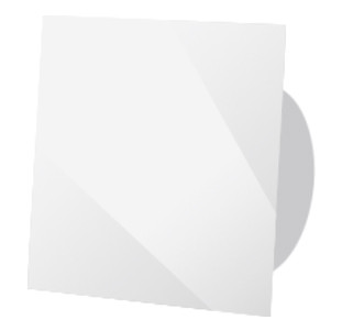 Панель вентиляційна dRim D 100/125мм універсальна оргскло біла глянцева