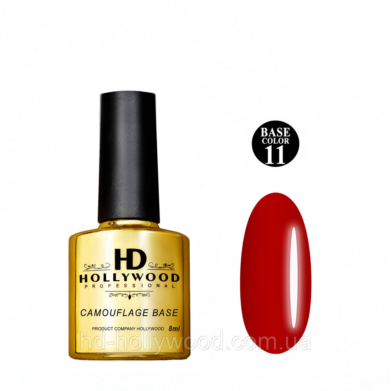 База каучукова Color Червоний 011 HD Hollywood, 8 мл, фото 1