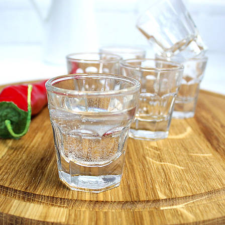 Стопка горілчана з гранями Pasabahce Касабланка 30мл (52734/sl), фото 1