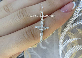 Дитячий срібний хрестик