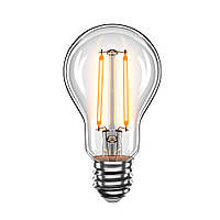 LED лампа 2W оранжева філаментна VELMAX V-Filament-A60 E27 200Lm.