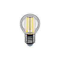 Светодиодная ретро лампа 2W филаментная VELMAX LED V-Filament-G45 E27 4100К 200Lm