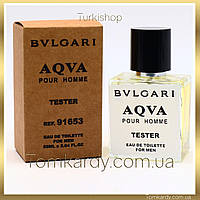 Мужские духи Bvlgari Aqva Pour Homme [Tester Концентрат] 50 ml. Булгари Аква Пур Хом (Тестер) 50 мл.