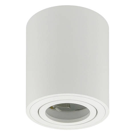 Світильник накладний GU10 VELMAX V-DL-R білий max 50W 220V d.80 * 84, фото 2