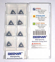 11ER A 60 LDA DESKAR (Сталь, Нержавіюча сталь, Чавун) Твердосплавна пластина