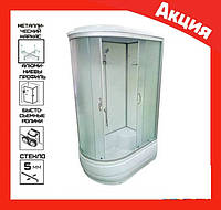 Душевая кабина 120x80 см с высоким поддоном Atlantis AKL 120P (XL) ECO гидробокс без электроники