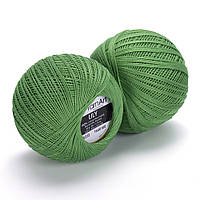 Yarnart LILY (Лілі) № 6332 зелений (Пряжа бавовна, нитки для в'язання)