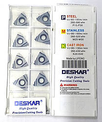 16ER 1.5 ISO LDA DESKAR (Сталь, Нержавіюча сталь, Чавун) Твердосплавна пластина