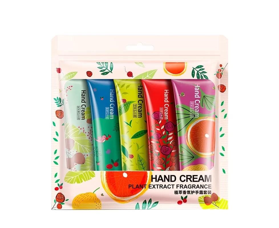 Набір кремів для рук із екстрактами BIOAQUA Hand Cream 5*30 G, фото 1
