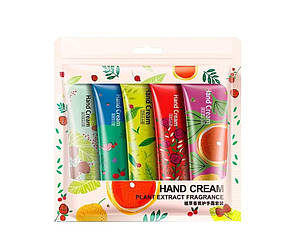 Набір кремів для рук із екстрактами BIOAQUA Hand Cream 5*30 G