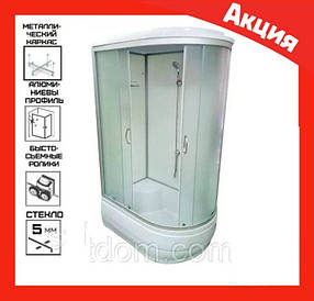 Гідромасажний бокс 120x80 см без електроніки Atlantis AKL 120P (XL) ECO