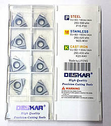 16ER 1.75 ISO LDA DESKAR (Сталь, Нержавіюча сталь, Чавун) Твердосплавна пластина