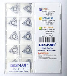 16ER 2 TR  LDA DESKAR (Сталь, Нержавіюча сталь, Чавун) Твердосплавна пластина