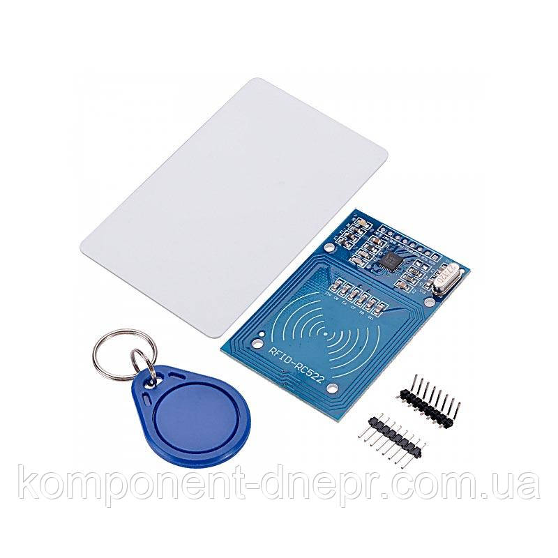 Модуль читання безконтактних карт RC522 RFID Mifare1 S50, S70 Mifare1, MIFARE Ultralight, Mifare Pro, Mifare DE