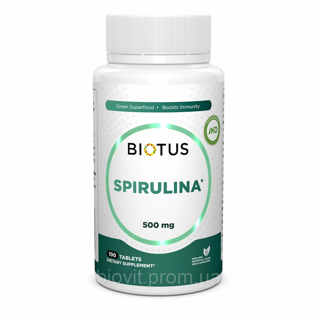 Спіруліна (Spirulina) 500 мг, фото 1