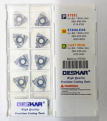 16ER 3.0 ISO LDA DESKAR (Сталь, Нержавіюча сталь, Чавун) Твердосплавна пластина