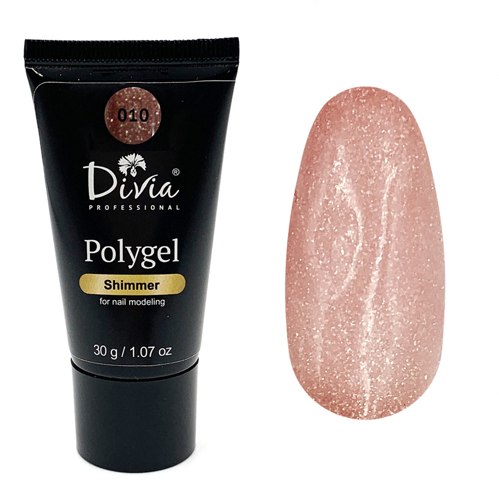 Divia Polygel з чіммером Di907 [010] (30 г)