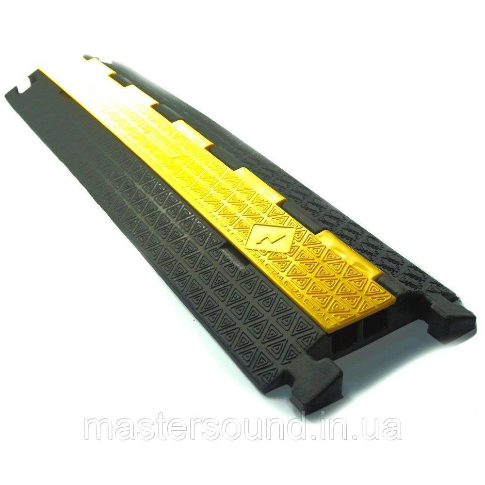 Кабельний трап Perfect 2-Chanel Light Duty Rubber Cable Protector, фото 1