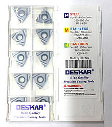 16 ER 14 W LDA (сталь, нерж.сталь, кольор.метал) Пластина різьбонарізна