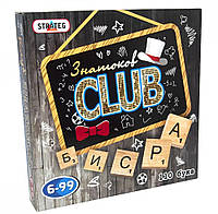 Настольная игра "Знатоков CLUB" 703 (Strateg) (рус.)