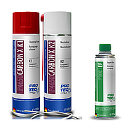 Комплект для полной очистки раскоксовки двигателя Pro-Tec Carbon-X (P4650) + Engine Flush (P1001)