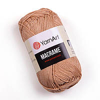 Yarnart MACRAME (ЯрнАрт Макрамэ) № 131 бежевый (Пряжа для сумок макраме, нитки для вязания)
