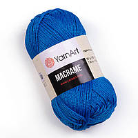 Yarnart MACRAME (ЯрнАрт Макрамэ) № 139 синий (Пряжа для сумок макраме, нитки для вязания)