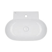 Раковина Qtap Cardinal 565х400х130 White з донним клапаном QT0411K177W