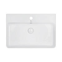 Раковина Qtap Nando 600х420х130 White з донним клапаном QT1211K404W