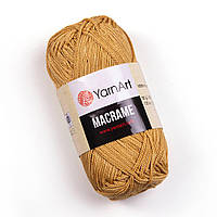 Yarnart MACRAME (ЯрнАрт Макрамэ) № 155 светло-желтый (Пряжа для сумок макраме, нитки для вязания)