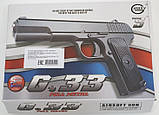Дитячий металевий пістолет ТТ Galaxy G33 AirSoft Gun 6 мм, фото 8