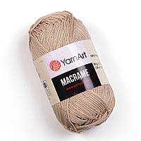 Yarnart MACRAME (ЯрнАрт Макрамэ) № 166 бежевый (Пряжа для сумок макраме, нитки для вязания)