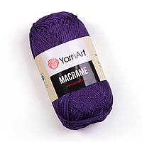 Yarnart MACRAME (ЯрнАрт Макрамэ) № 167 фиолетовый (Пряжа для сумок макраме, нитки для вязания)